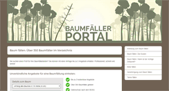 Desktop Screenshot of baum-faellen.net